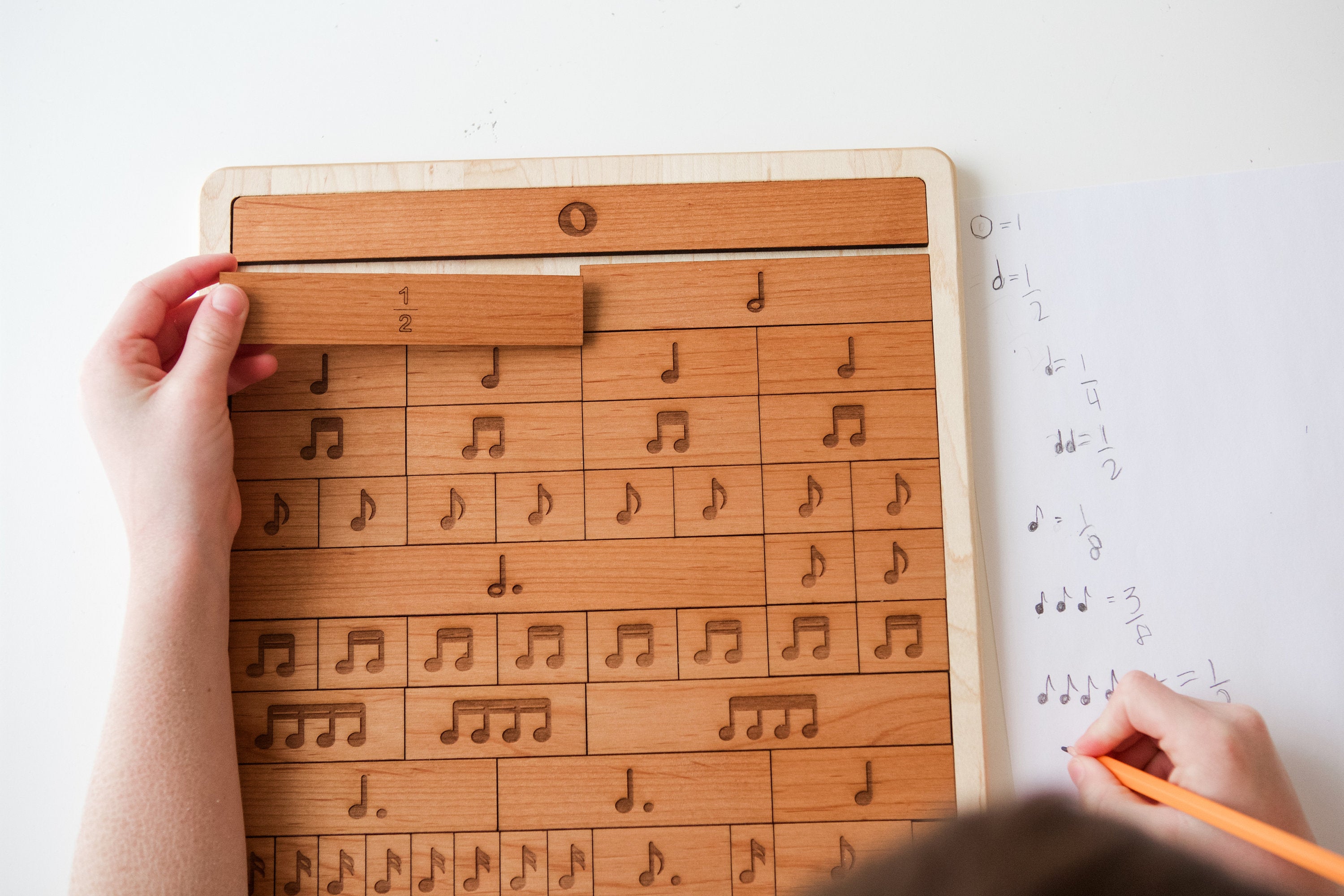 Cursive alphabet tracing board - wooden alphabet board - wooden