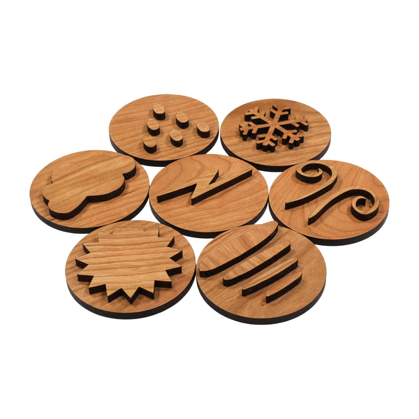 Dragons Playdough Stamps playdough Accessories wooden Log