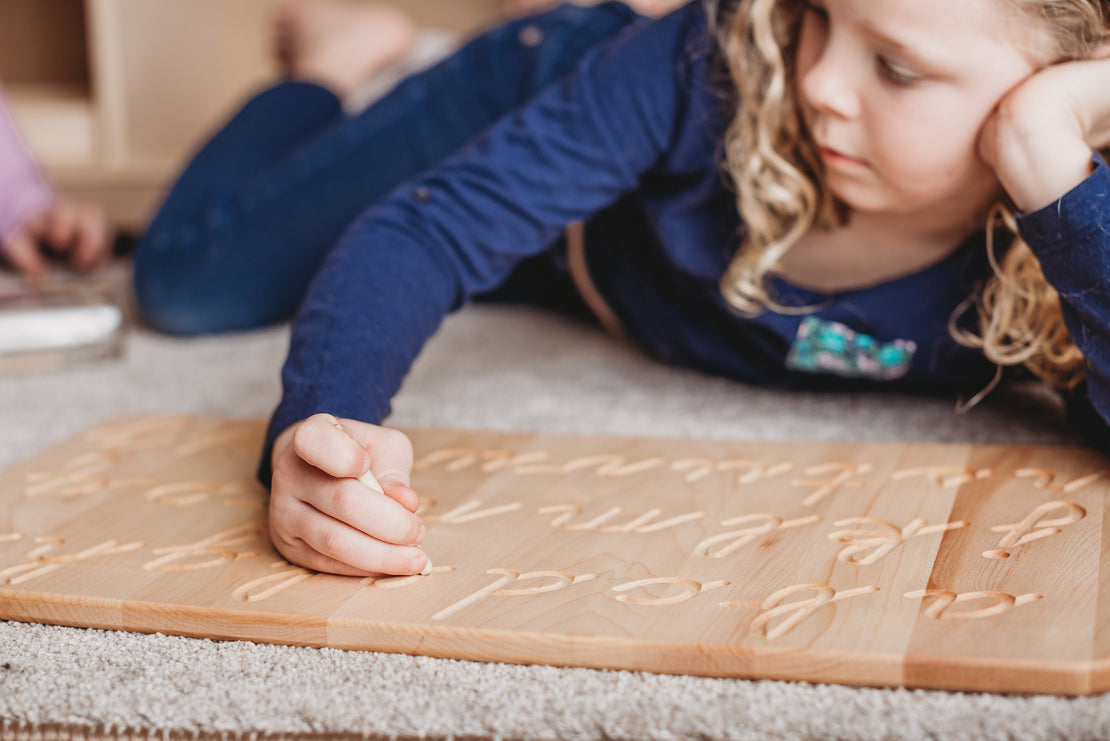 Montessori Wooden Tracing Board